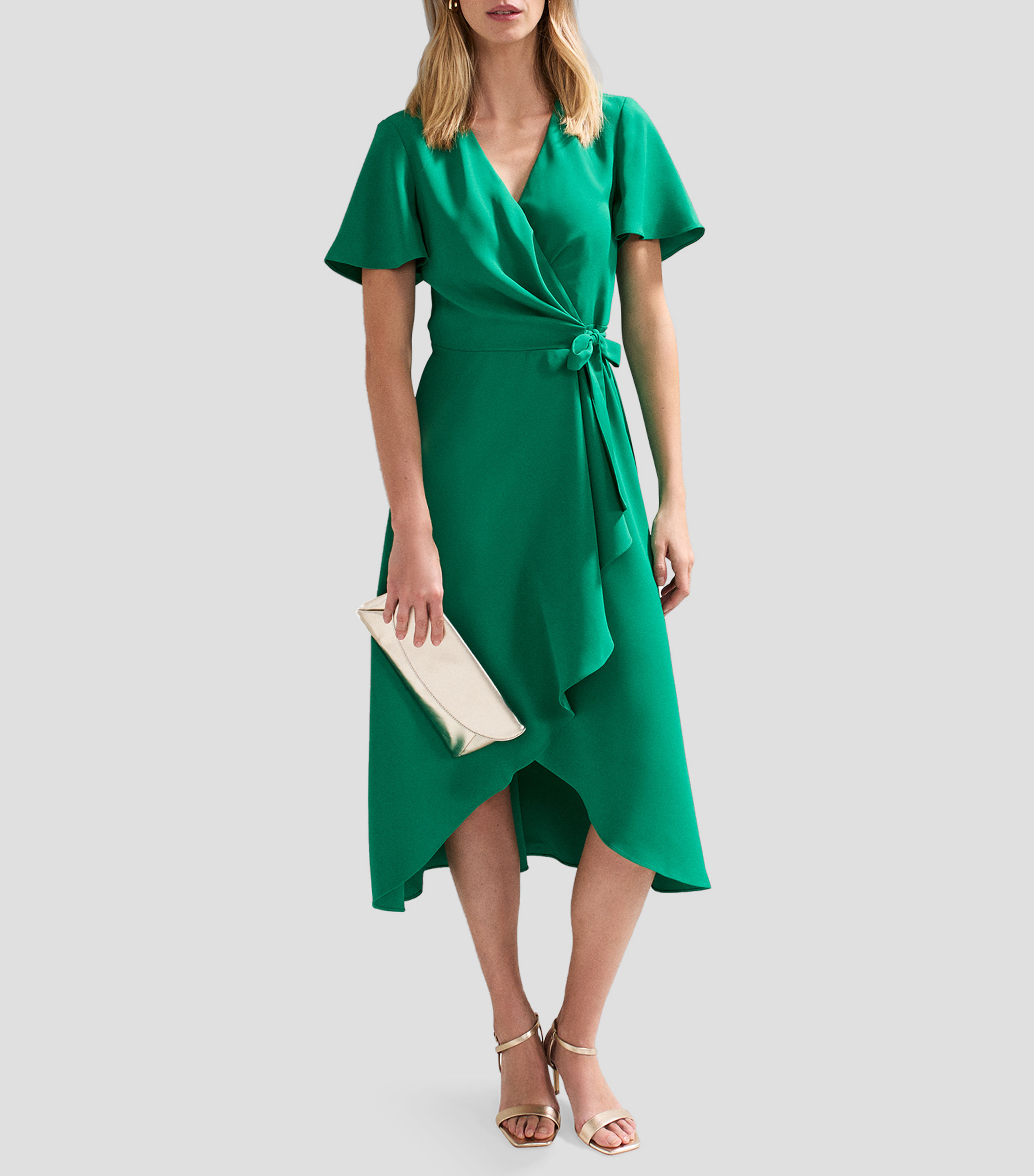 Vestido de fiesta midi Julissa Mujer